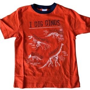 Gymboree orange and Blue Dinosaur Shirt